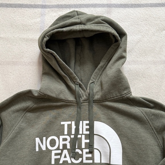 The North Face Olive Green Hoodie Women’s XL - Picture 2 of 11